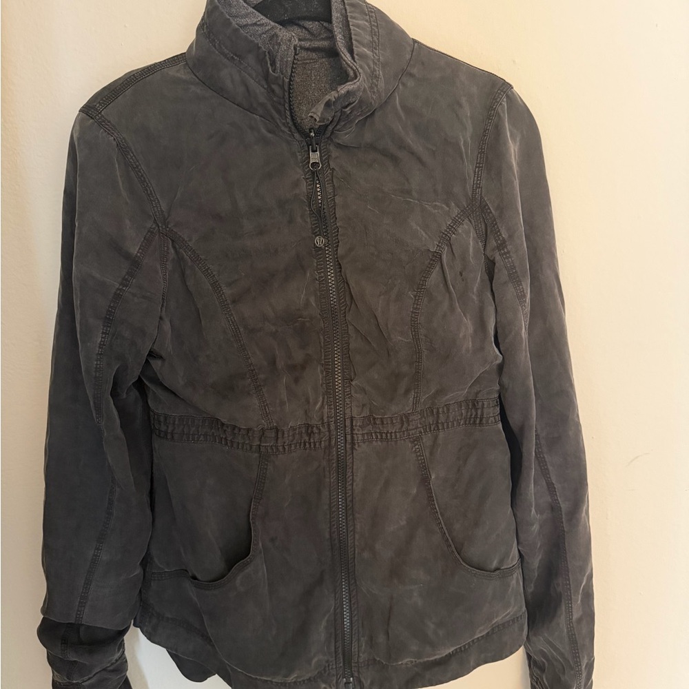Lululemon Charcoal Grey Full Zip Jacket